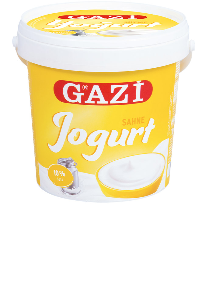 Gazi Turkish Style Cream Yoghurt, 10 fat, 1kg www turkmarketi de